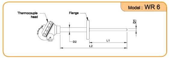 RTD SENSORS Model : WR6