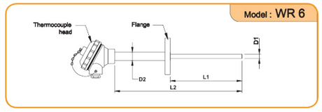 RTD SENSORS Model : WR6