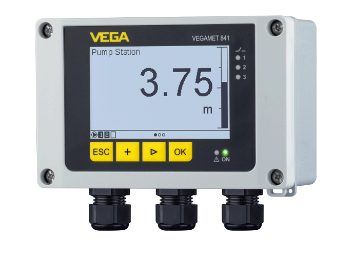 VEGAMET 841 : คอนโทรลเลอร์และเครื่องแสดงผลสำหรับเซนเซอร์วัดระดับ