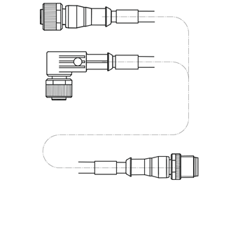 VEGA M12 connection cables