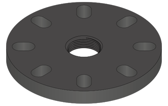 VEGA Universal flange for VEGAPULS BASIC line