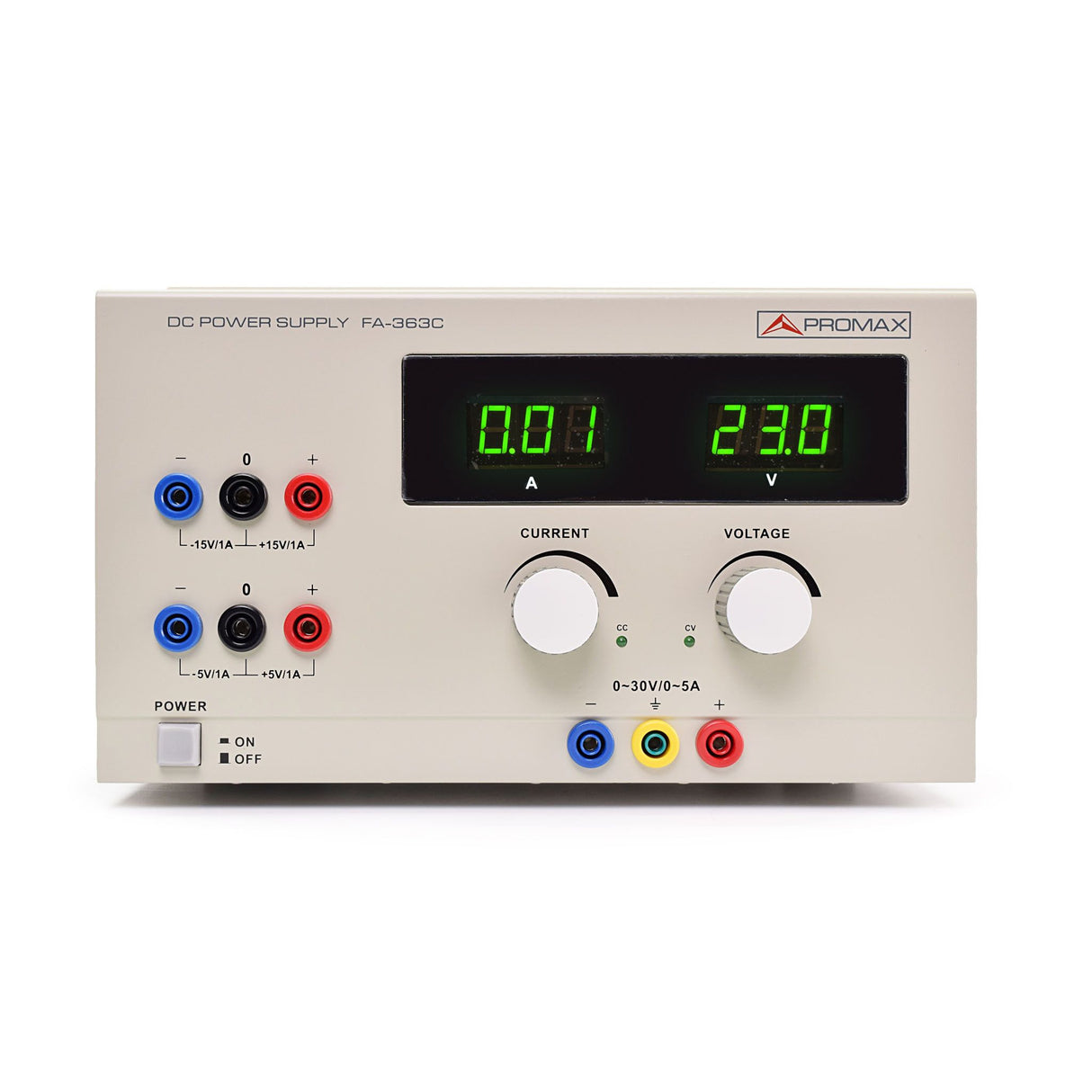 Promax FA-363C: แหล่งจ่ายไฟฟ้ากระแสตรง แบบ Multi-Output