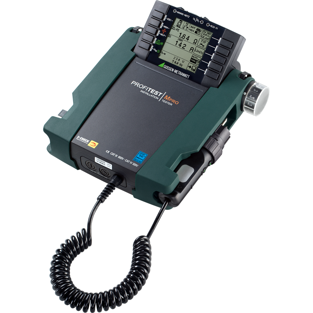 Gossen PROFiTEST MPRO/MTECH+: เครื่องทดสอบความปลอดภัยทางไฟฟ้าของระบบไฟฟ้า