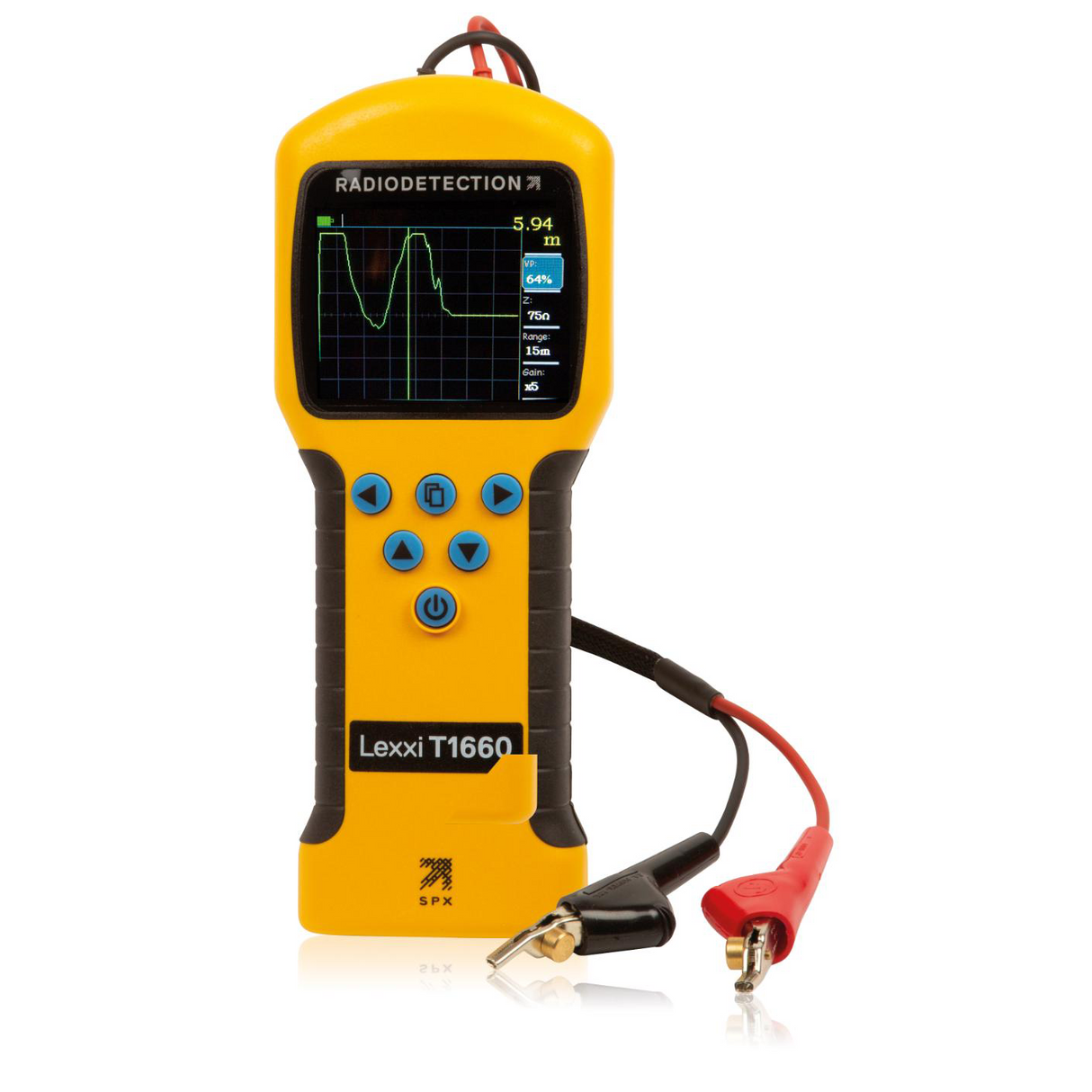 Radiodetection Lexxi T1660: เครื่องวัดทดสอบ TDR หาเหตุเสียและตำแหน่งเสียของสายเคเบิล (Time Domain Reflectometer)