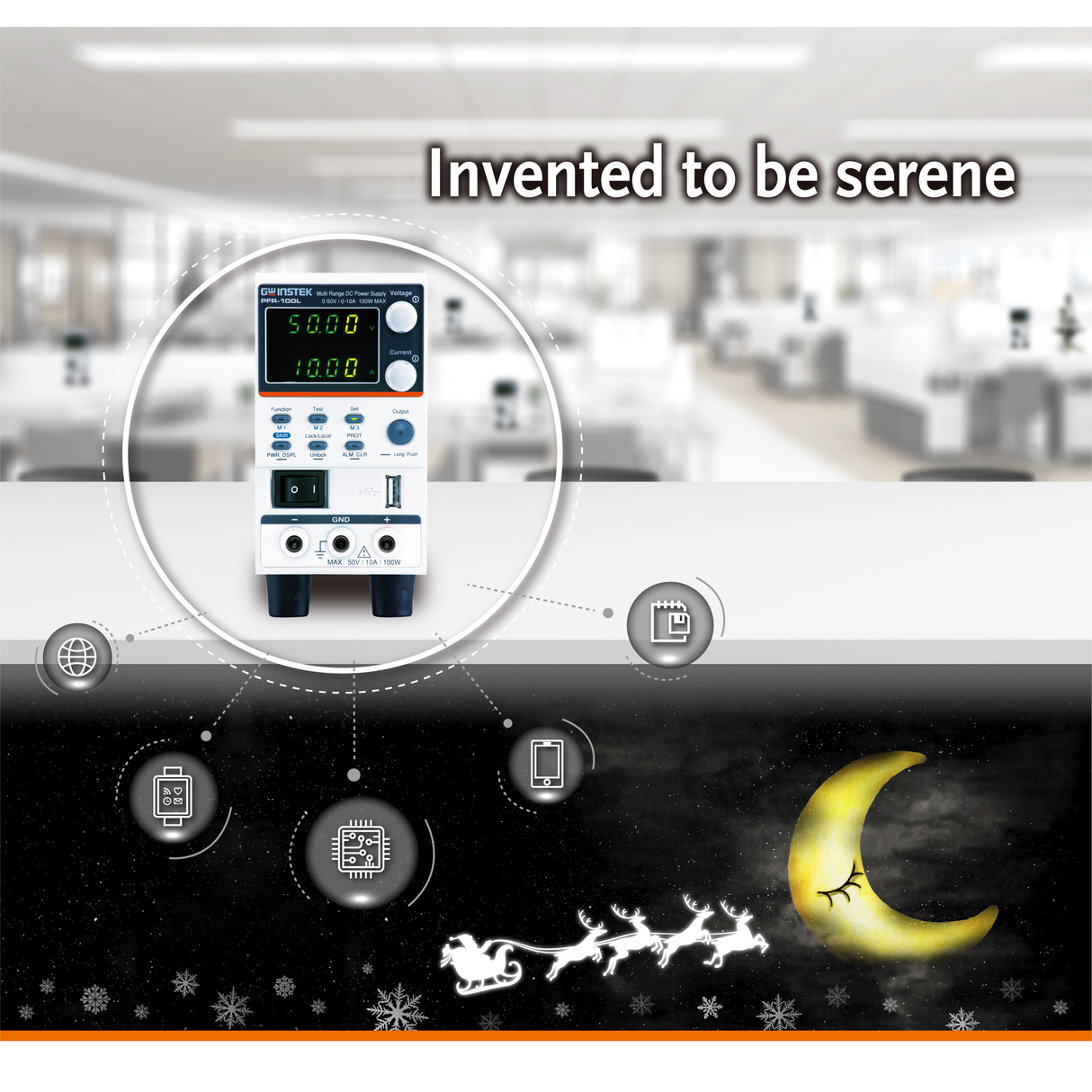 GW Instek PFR-100L/100M: แหล่งจ่ายไฟกระแสตรง โปรแกรมได้ (จุดเด่น: ทำงานเงียบ)