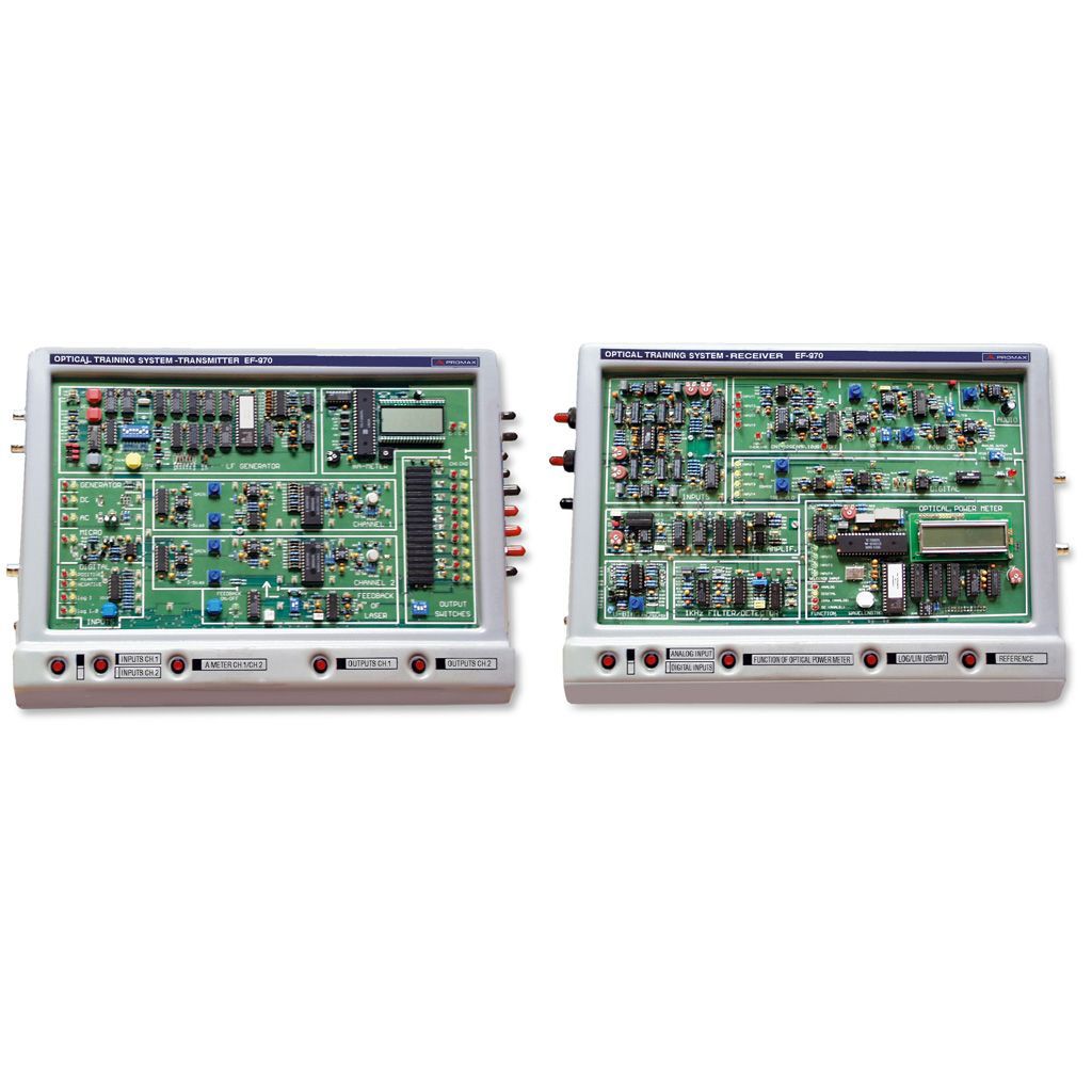 Promax EF-970: Fibre Optics communications training system