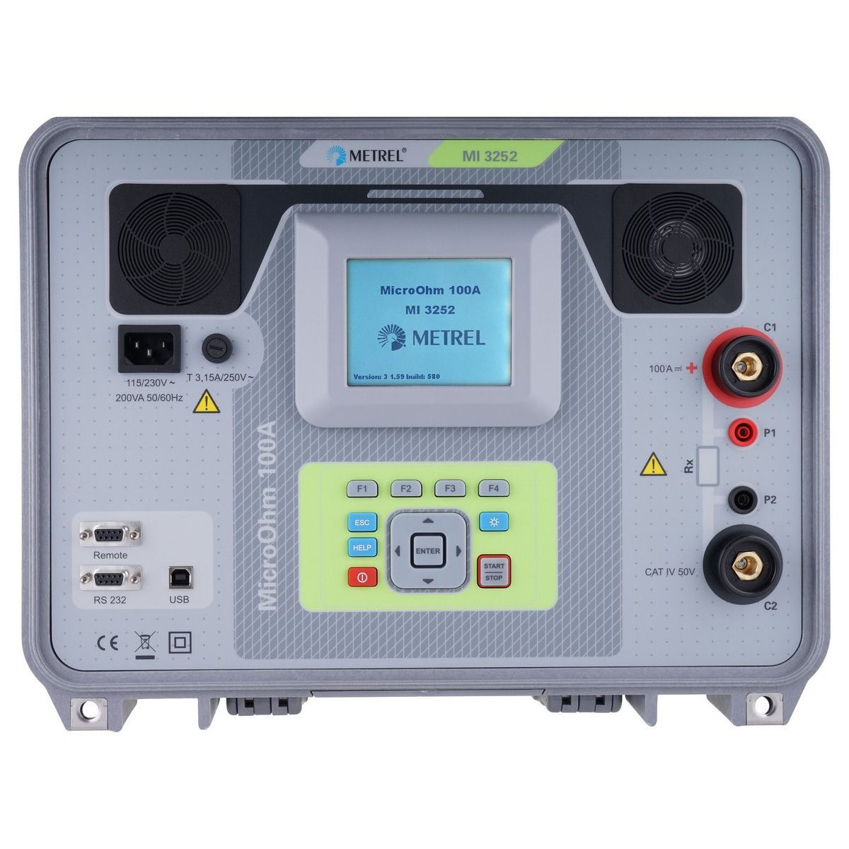 Metrel MI 3252: เครื่องวัดไมโครโอห์ม ด้วยกระแสทดสอบ 100A