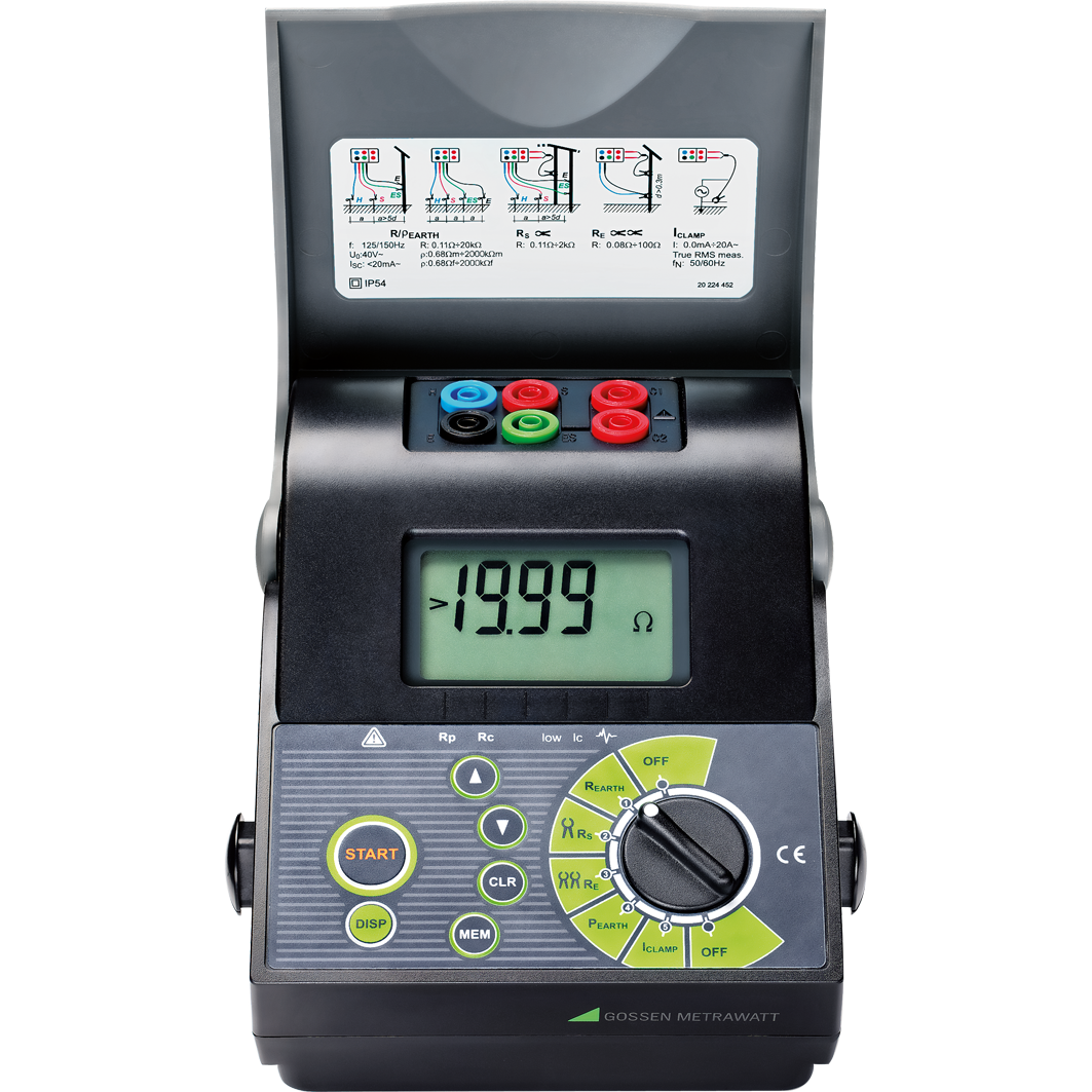 Gossen GEOHM 5-Set: เครื่องทดสอบความต้านหลักดินทางไฟฟ้า