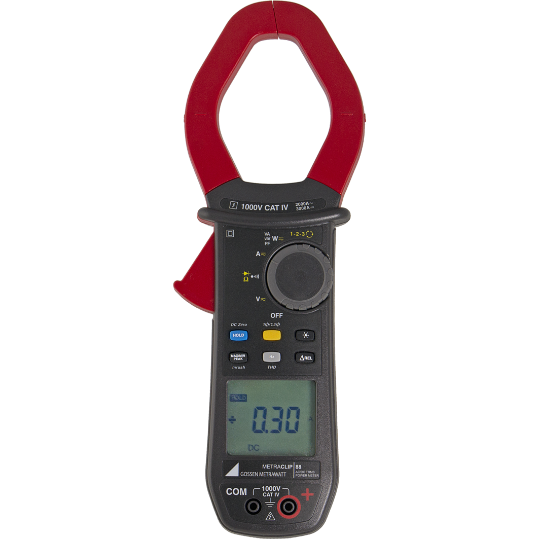 Gossen METRACLIP 87/88: แคลมป์มิเตอร์วัดค่ากำลังไฟฟ้าและคุณภาพทางไฟฟ้า