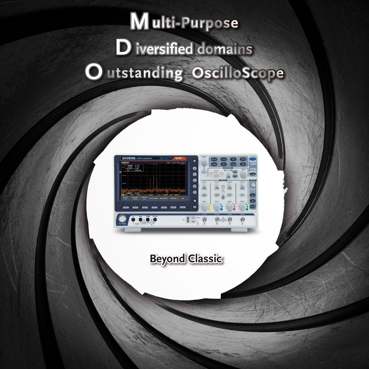 GW Instek MDO-2000E Series: ดิจิตอลสโคป, สเปกตรัมอะนาไลเซอร์, เครื่องกำเนิดสัญญาณ, แหล่งจ่ายไฟ และมัลติมิเตอร์ในเครื่องเดียว