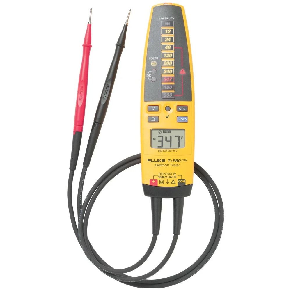Fluke T+/T+PRO: เครื่องทดสอบไฟฟ้าอเนกประสงค์ ปลอดภัยสูง แสดงผลได้หลายรูปแบบ
