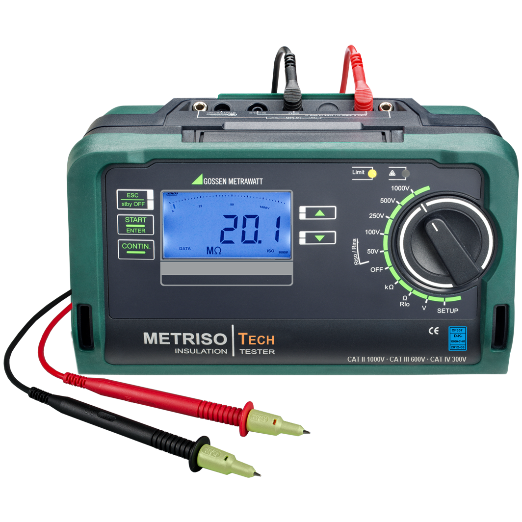 Gossen METRISO INTRO/BASE/TECH: เครื่องทดสอบความต้านทานฉนวนทางไฟฟ้า