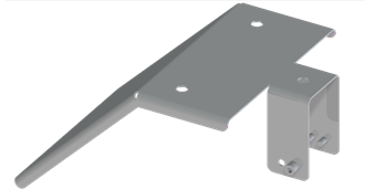VEGA Mounting bracket with 45° reflector