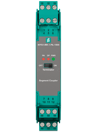 VEGA Profibus PA/DP segment couplerSegment coupler from Profibus DP to Profibus PA