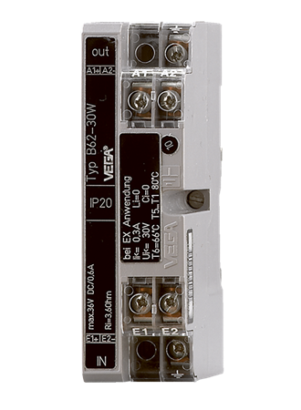 VEGA Overvoltage protection B 62-30 WOvervoltage arrester in two-wire technology for Profibus PA and Foundation Fieldbus circuits