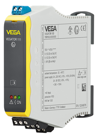 VEGA VEGATOR 111Single channel controller acc. to NAMUR (IEC 60947-5-6) for level detection