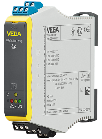 VEGA VEGATOR 132Double channel controller for level detection for conductive probes