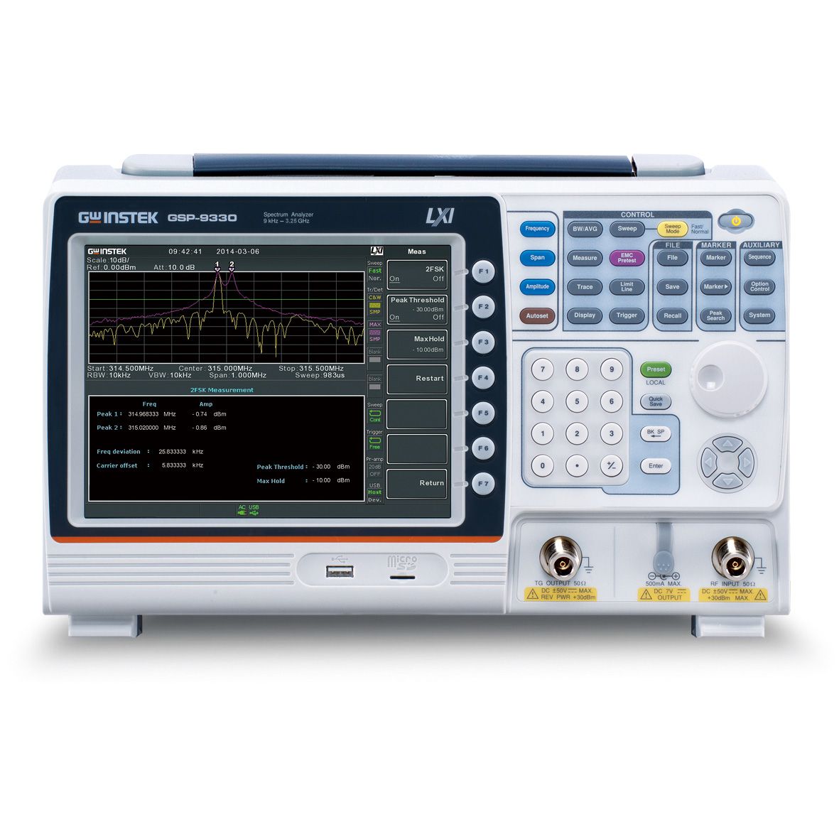 GW Instek GSP-9330: EMC Pretest Spectrum Analyzer