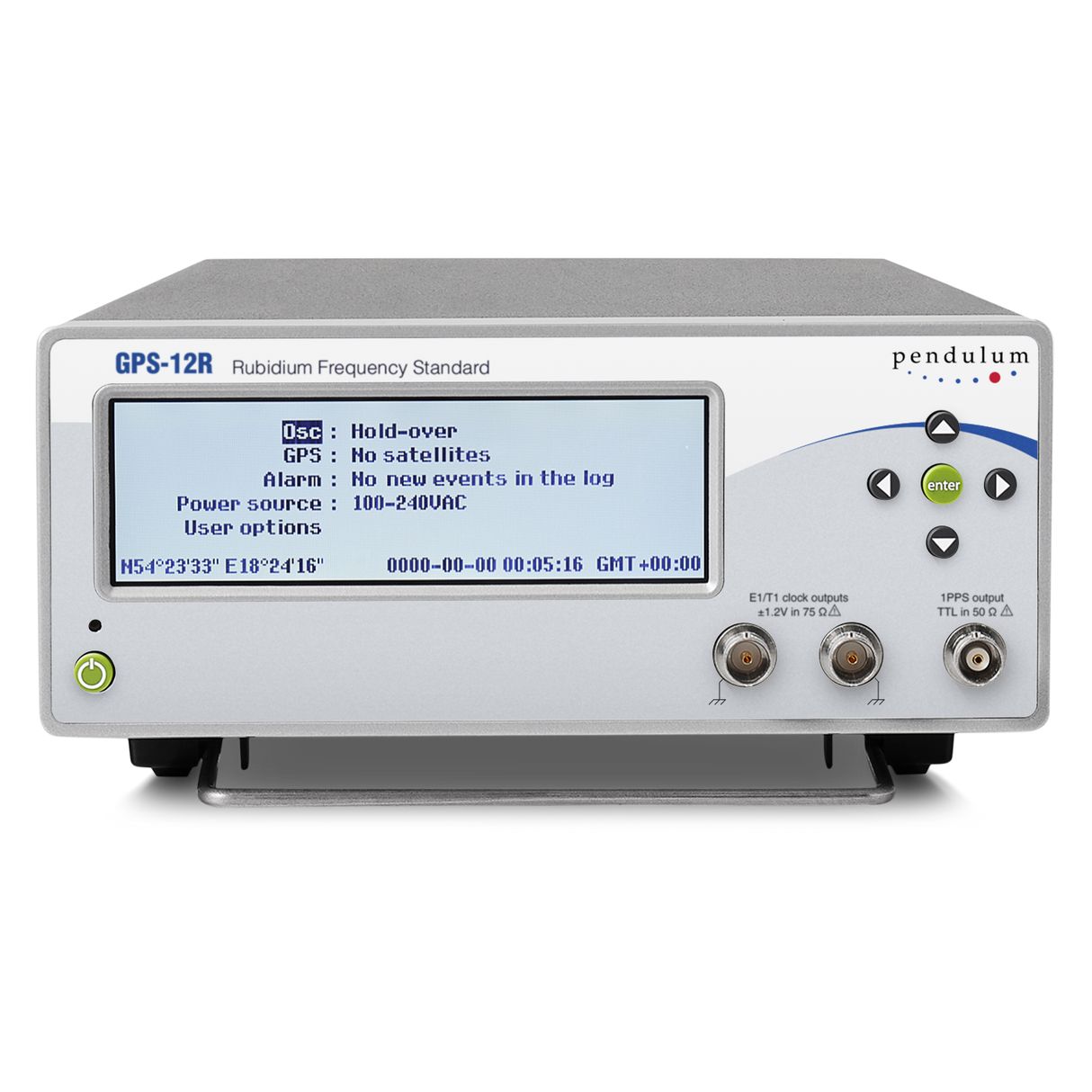 Pendulum GPS-12R: GPS-Controlled Frequency Standard