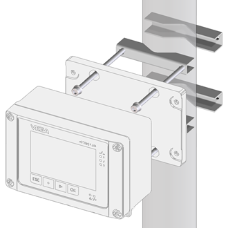 VEGA Pipe mounting for VEGADIS series 80 / VEGAMET series 800