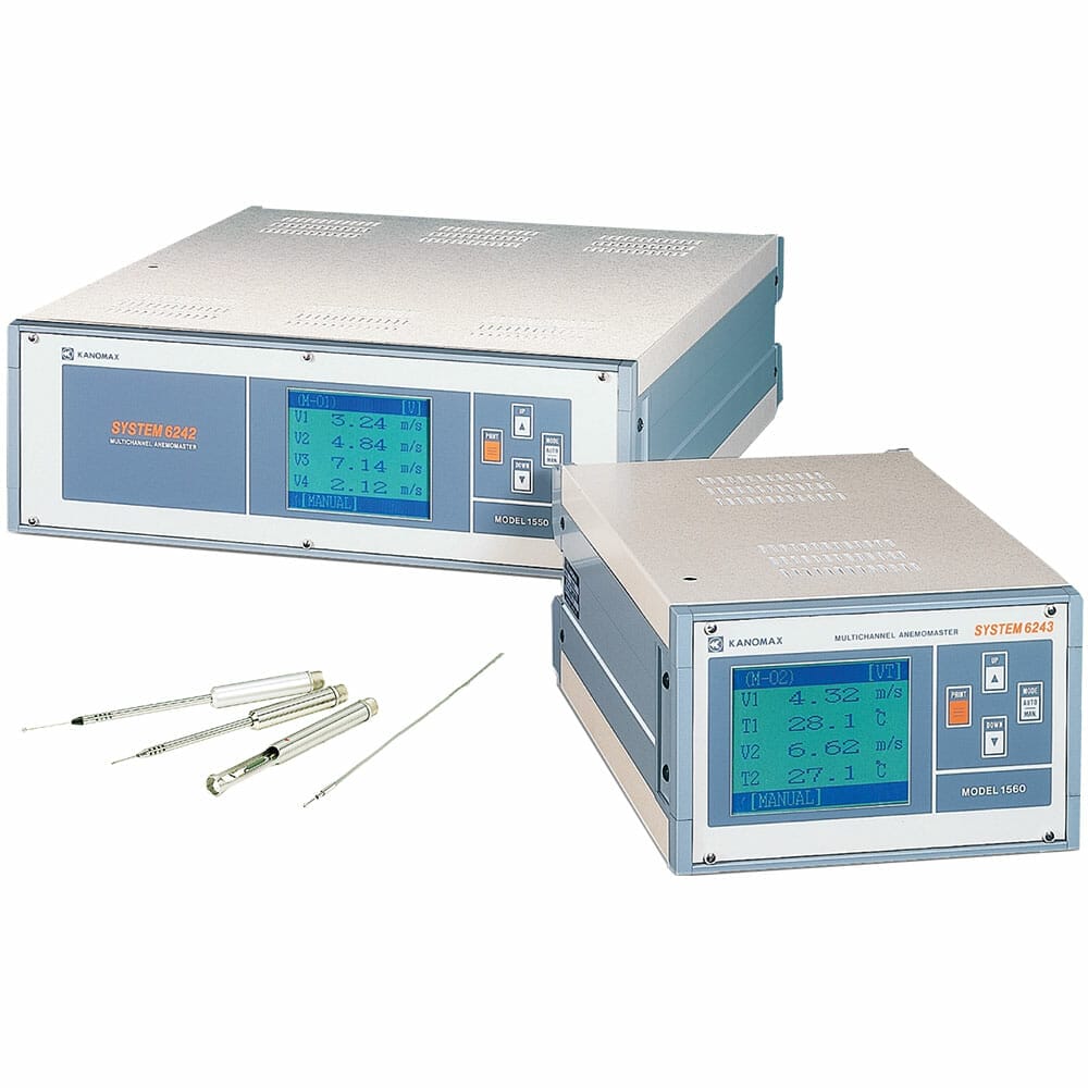 KANOMAX Multi-Channel Anemometer – 1550/1560 Series