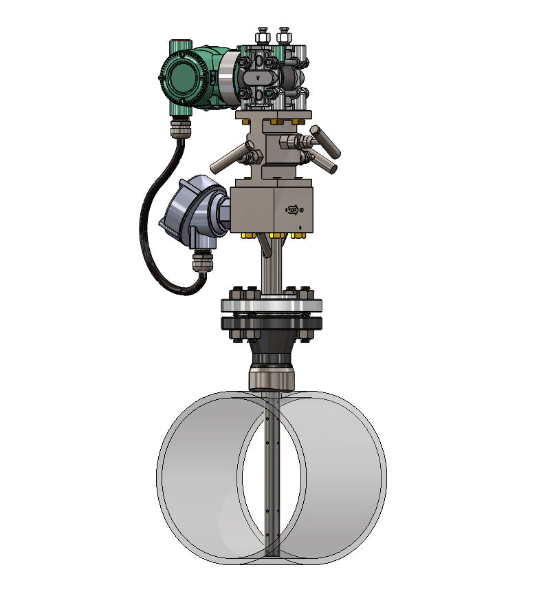 YOKOGAWA V500 Single Support, V510 Double Support Flanged Components