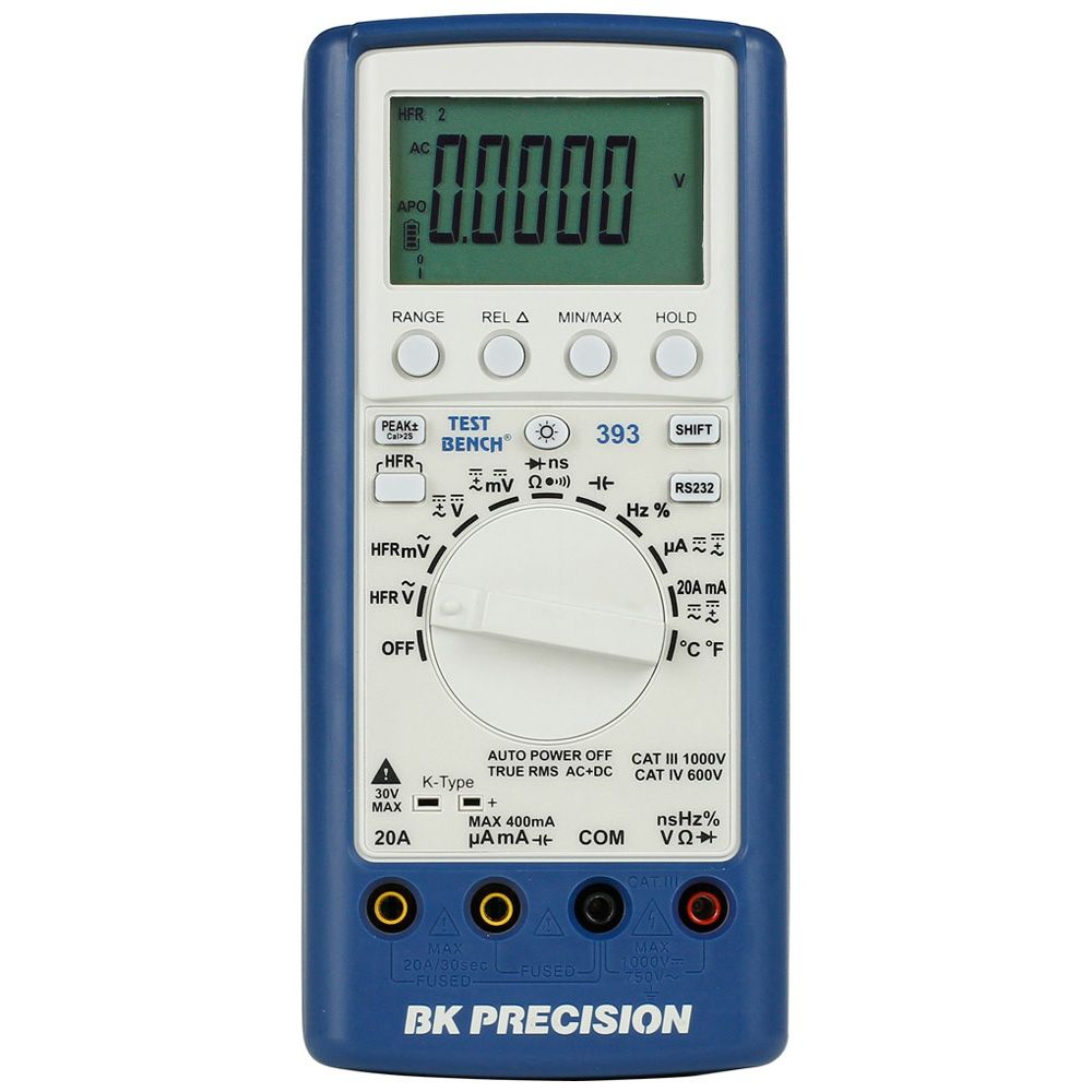 BK Precision 393: ดิจิตอลมัลติมิเตอร์ขนาดมือถือ True RMS