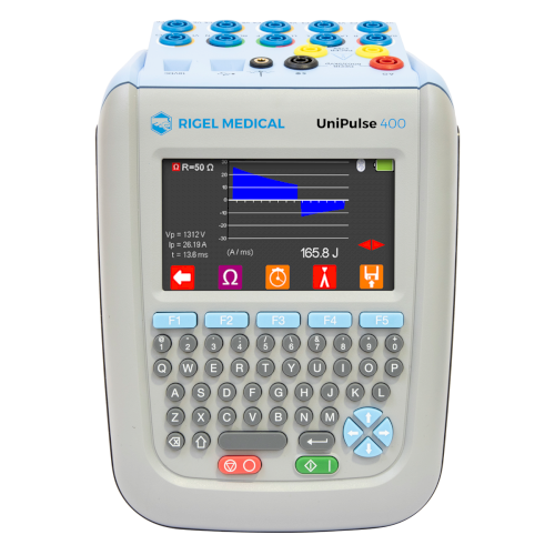 Rigel UniPulse 400: เครื่องวิเคราะห์ประสิทธิภาพเครื่องกระตุกหัวใจทางการแพทย์ (Defibrillator/AED/Pacer Analyzer)