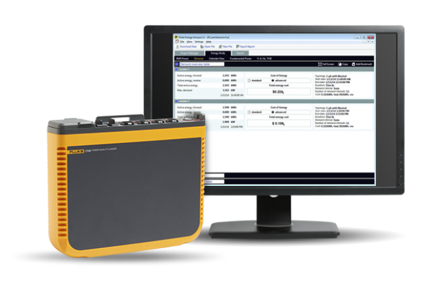 Fluke 1742, 1746 and 1748 Three-Phase Power Quality Loggers