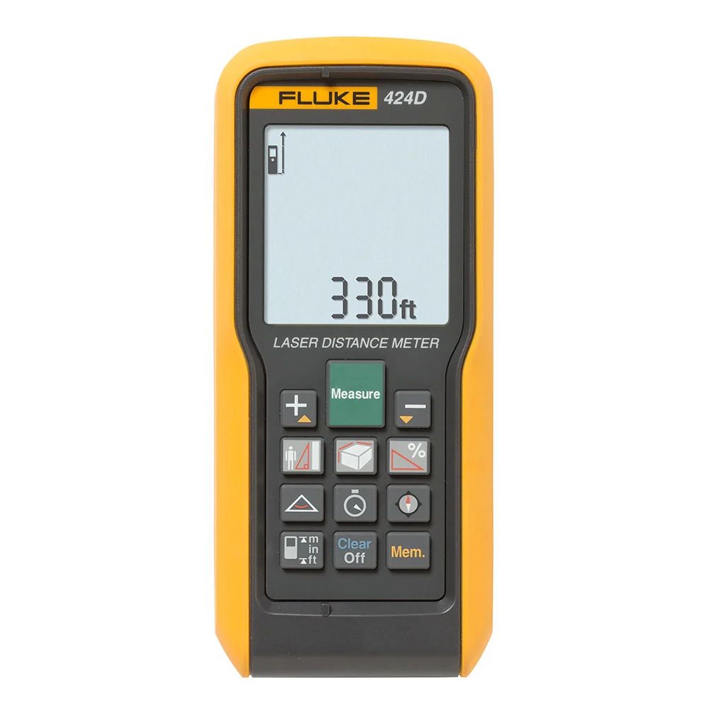 Fluke 424D: เครื่องวัดระยะด้วยเลเซอร์ วัดได้รวดเร็วด้วยความแม่นยำสูงไกลถึง 100 เมตร