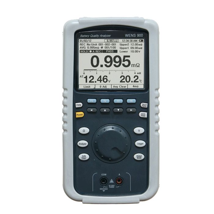 WENS 900: เครื่องตรวจสอบและวิเคราะห์ Deep Cycle แบตเตอรี่