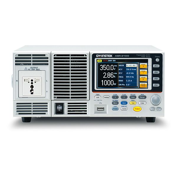 GW Instek ASR-2000 Series แหล่งจ่ายไฟ AC/DC ในเครื่องเดียวกัน มาพร้อมฟังก์ชั่นการวิเคราะห์ในโหมดต่างๆ
