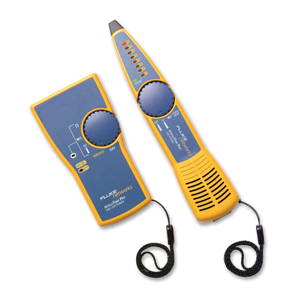 Fluke Networks IntelliTone™ Pro 200 LAN Kit: โทนเนอร์และโพรบตรวจสอบสายเคเบิ้ล