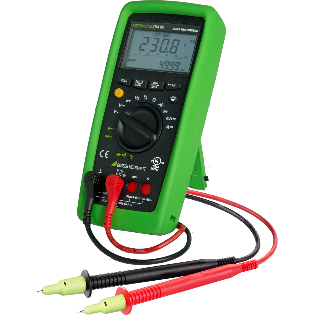 Gossen METRALINE DM61/62: แอนะล็อก - ดิจิตอลมัลติมิเตอร์ (Analog-Digital Multimeter)