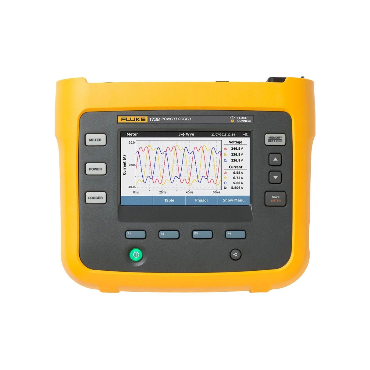 Fluke 1736/1738: เครื่องบันทึกการใช้พลังงานและคุณภาพไฟฟ้า 3 เฟส