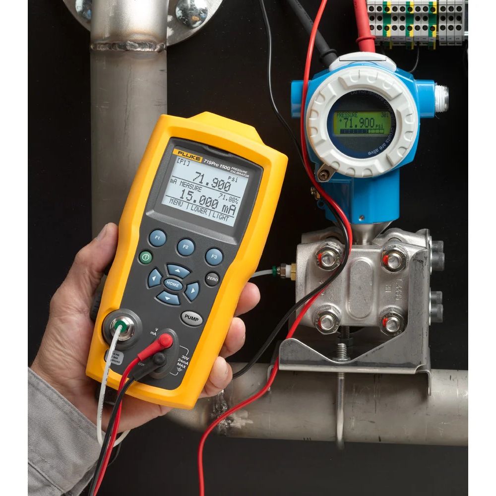 Fluke 719Pro: เครื่องสอบเทียบความดัน มีปั๊มไฟฟ้าในตัว