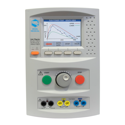 Rigel Uni-Therm: เครื่องวิเคราะห์ประสิทธิภาพเครื่องตัดจี้ทางการแพทย์ (Electrosurgical Analyzer)
