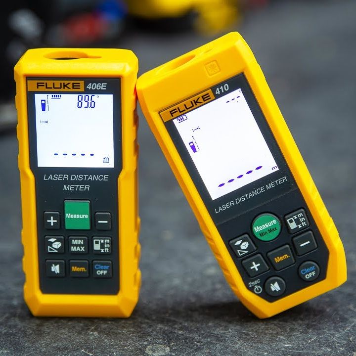 Fluke 405/408/410: เครื่องวัดระยะด้วยเลเซอร์