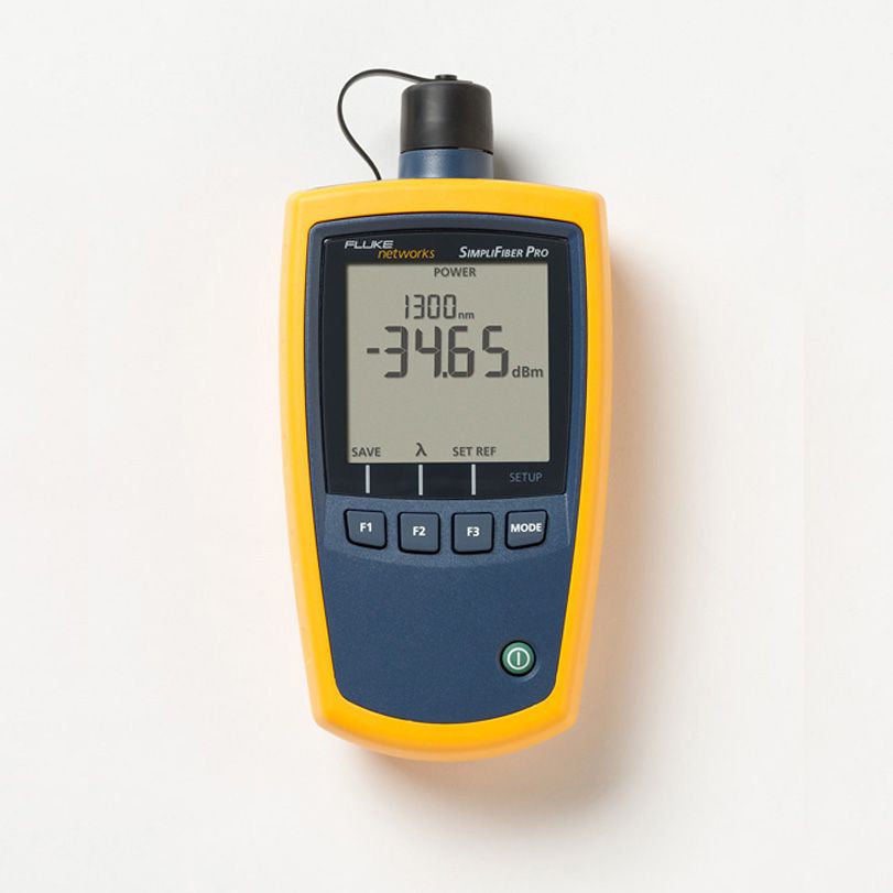 Fluke Networks SimpliFiber® Pro: มิเตอร์วัดกำลังและกำลังสูญเสียในสายออปติคอลไฟเบอร์