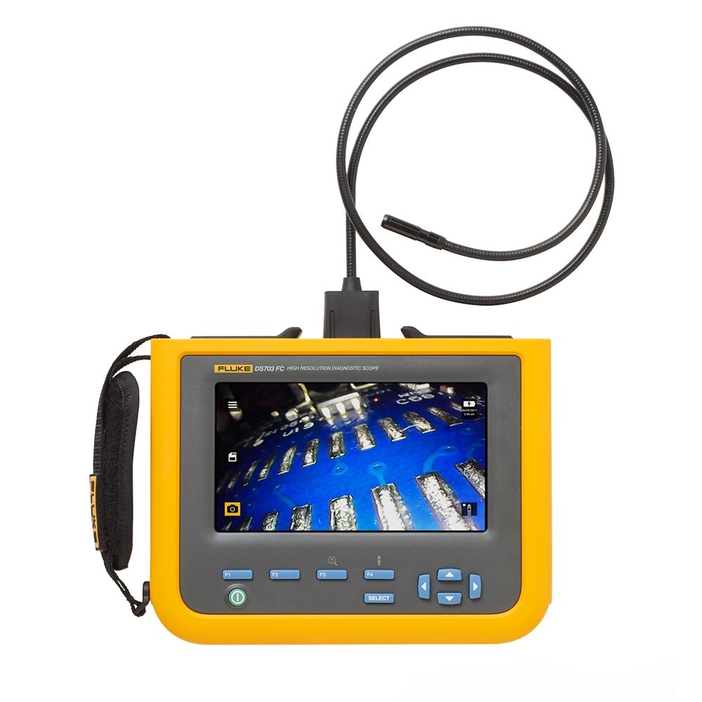 Fluke DS701/DS703 FC: กล้องวีดีโอสำหรับงานซ่อมบำรุงเครื่องจักร