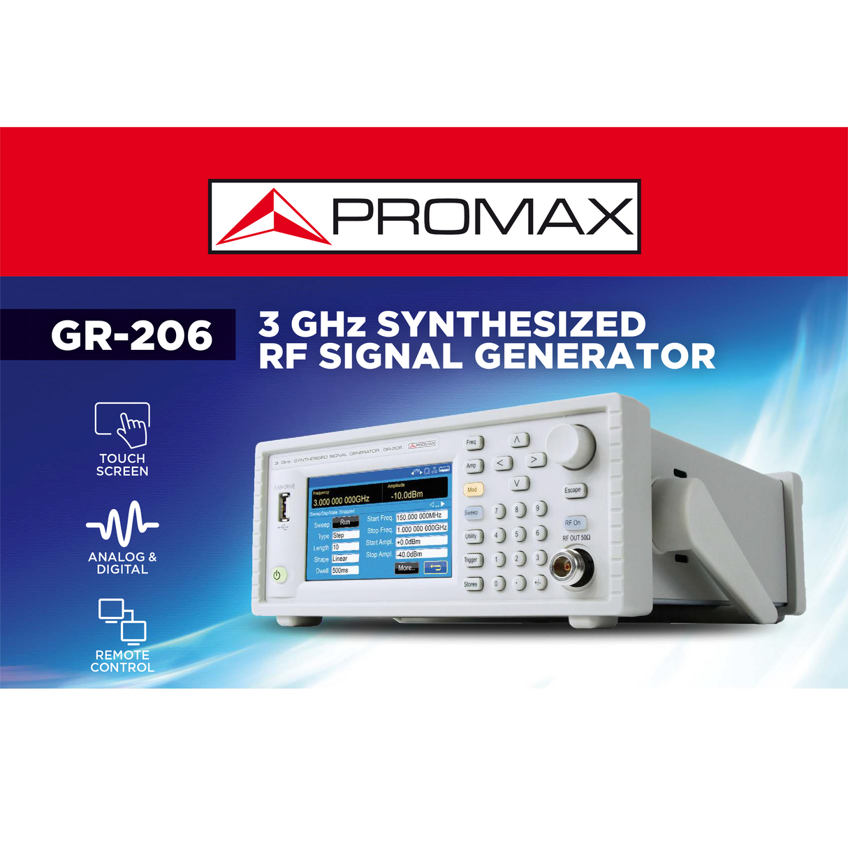 Promax GR-206: 3 GHz RF generator