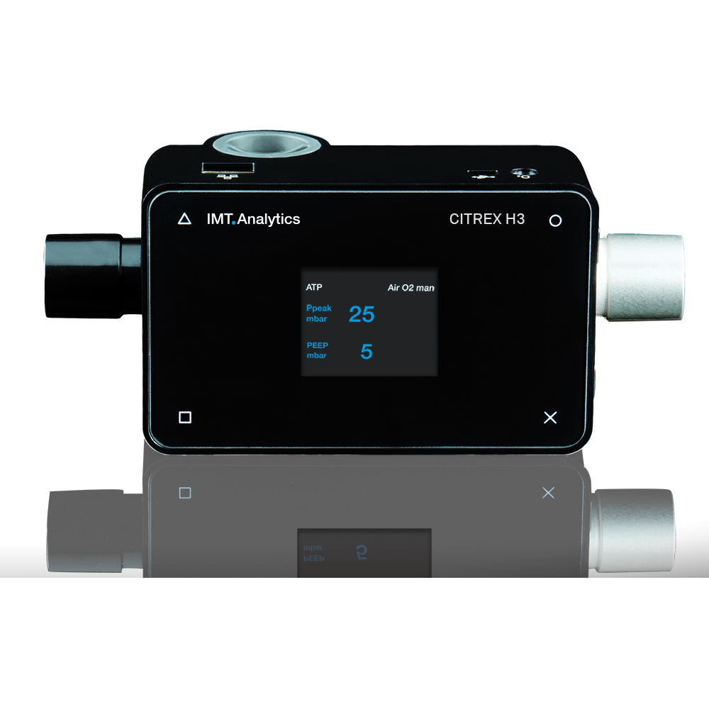 IMT CITREX H3: Gas Flow Analyzer เครื่องวิเคราะห์อัตราการไหลก๊าซทางการแพทย์