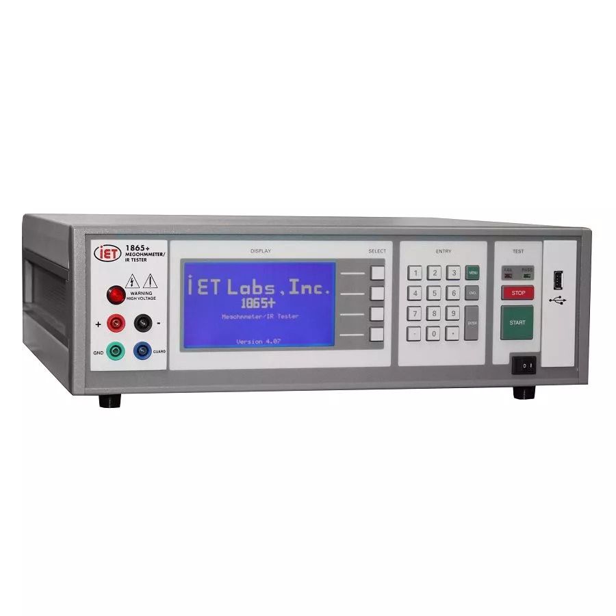 IET 1865+: Digital Megohmmeter I/R Tester