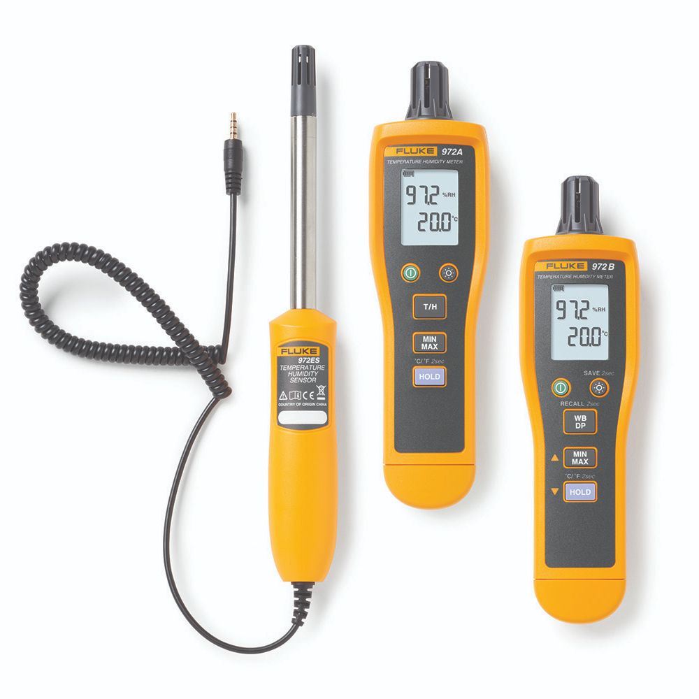 Fluke 972B/972ES: เครื่องวัดอุณหภูมิความชื้น