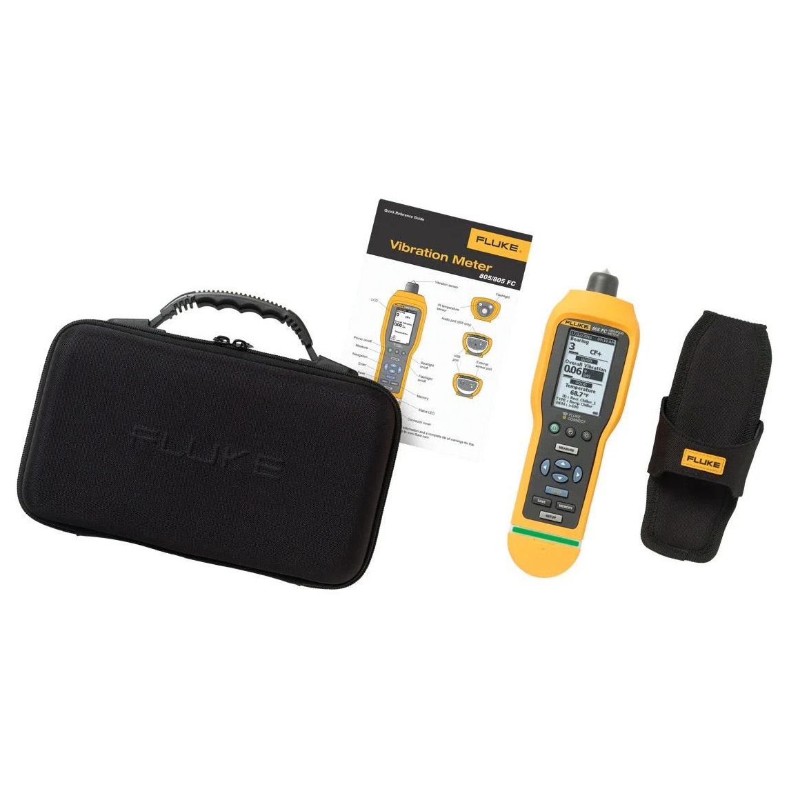 Fluke 805 FC: เครื่องวัดความสั่นสะเทือนขนาดเล็ก