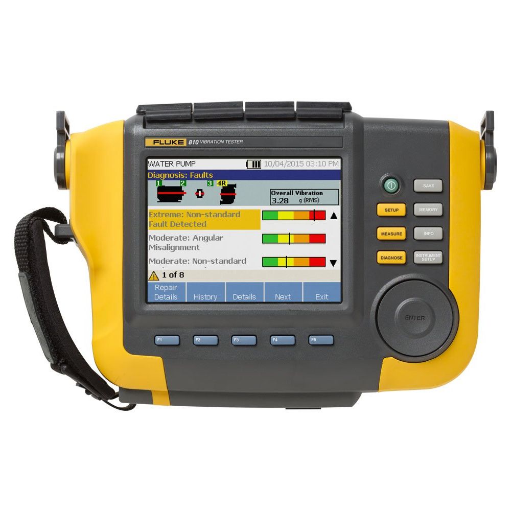 Fluke 810: เครื่องทดสอบความสั่นสะเทือน ที่ให้คำตอบเพื่อแก้ปัญหาได้ทันที