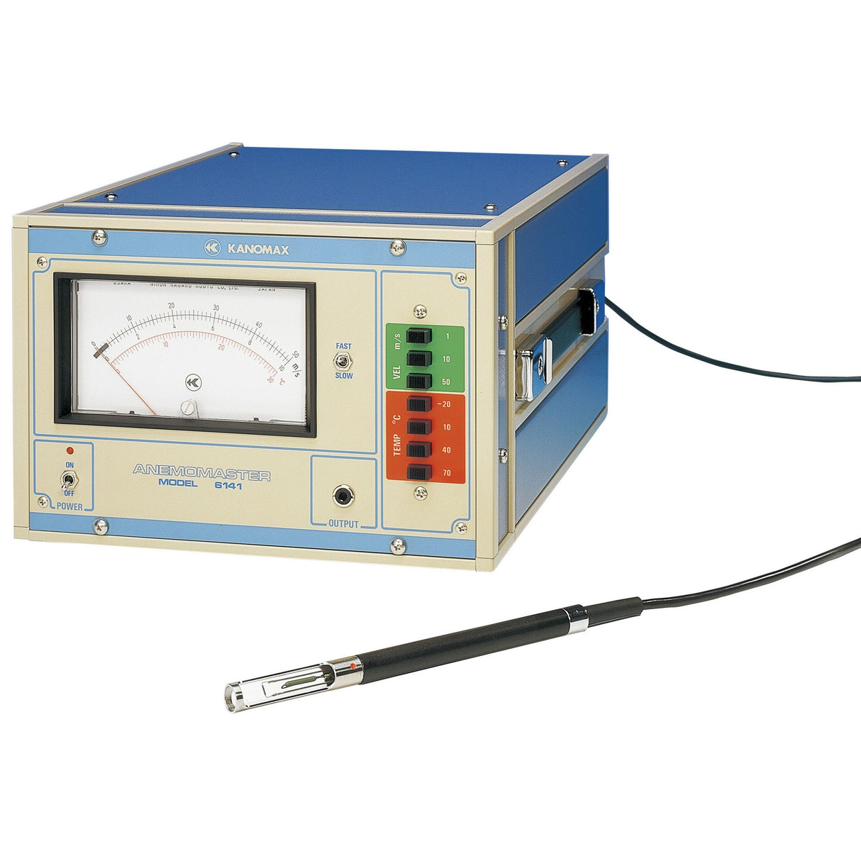 Kanomax 6141: เครื่องวัดความเร็วลมประสิทธิภาพสูงแบบแอนะล็อก (เข็มชี้)