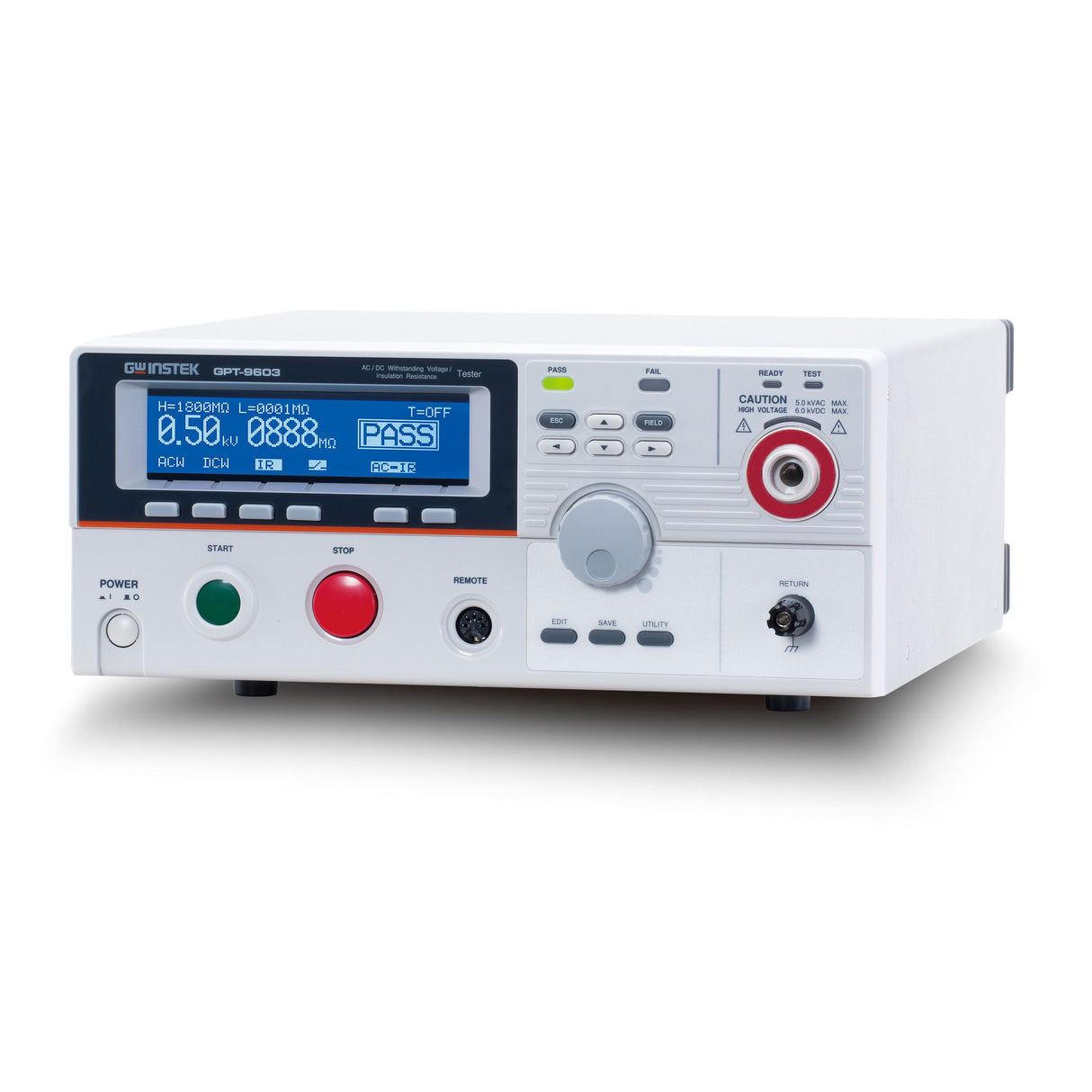 Gw Instek GPT-9600 Series: เครื่องทดสอบความปลอดภัยของเครื่องใช้ไฟฟ้าขนาด 100VA (Hipot Tester)