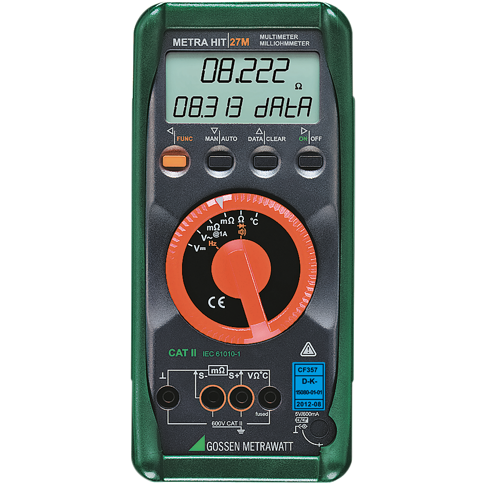 Gossen METRAHit 27M: Milliohmmeter แบบพิเศษสำหรับงานทดสอบและซ่อมบำรุงทางไฟฟ้า