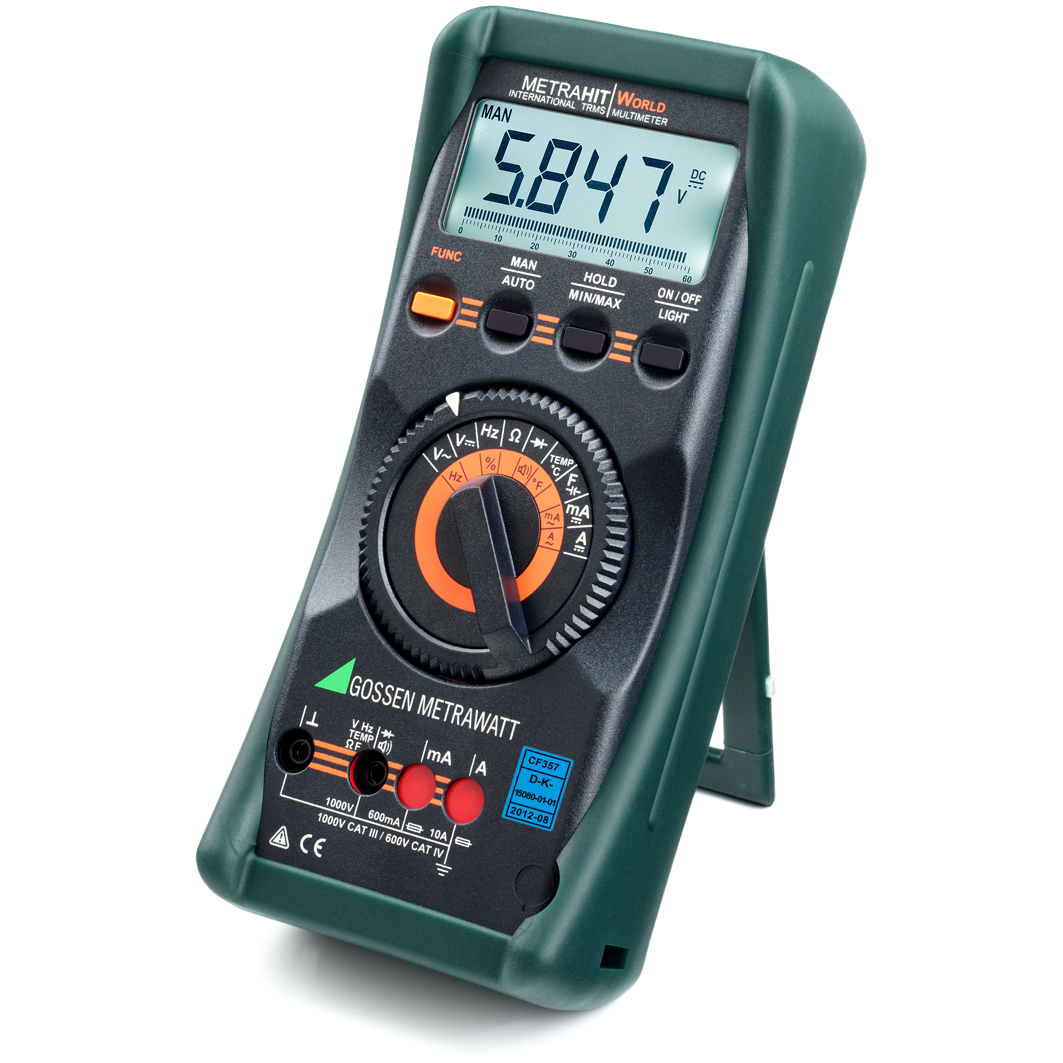 Gossen METRAHit WORLD: ดิจิตอลมัลติมิเตอร์แบบพื้นฐาน (BASIC TRMS Multimeter)